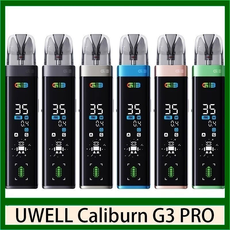 UWELL Caliburn G3 PRO 咖哩棒電子煙主機 | 註油式小煙主機 | 全屏UI設計 | 智能功率調節